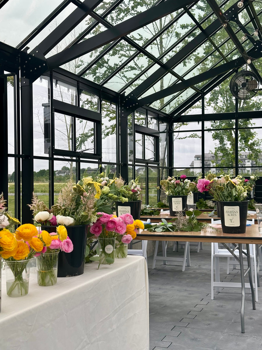 June 30, 2026 · Vase Arrangement Workshop – Athiana Acres