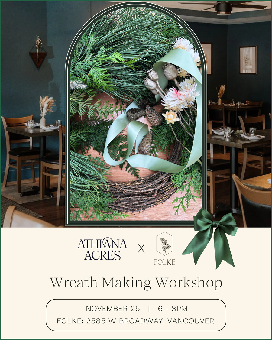 November 25, 2025 · Wreath Making Workshop